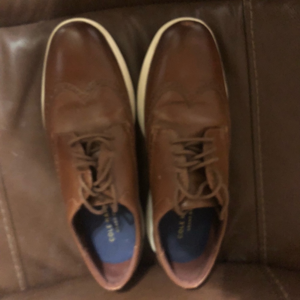 Mens Cole Haan brown leather shoes